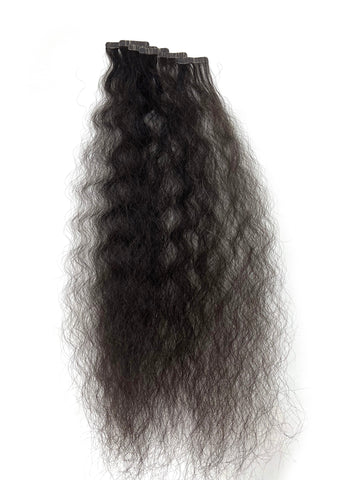 Tape Extensions Kinky Wave Indian Remy 14"