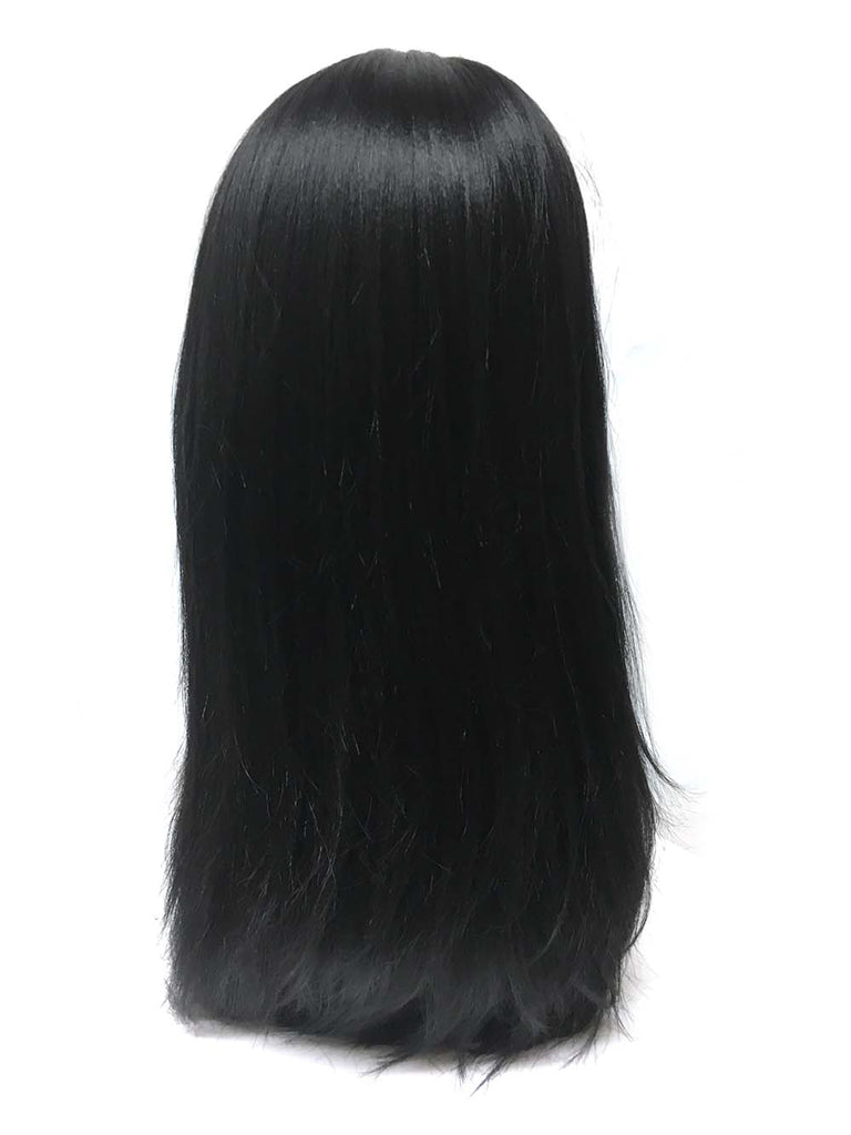 Half Wig 100% Human Hair in Yaki Straight 14" - Hairesthetic