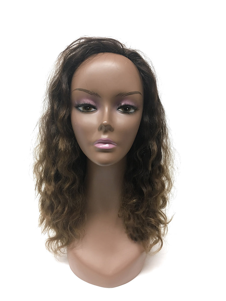 Half Wig 100% Human Hair in French Wave 14" - Hairesthetic