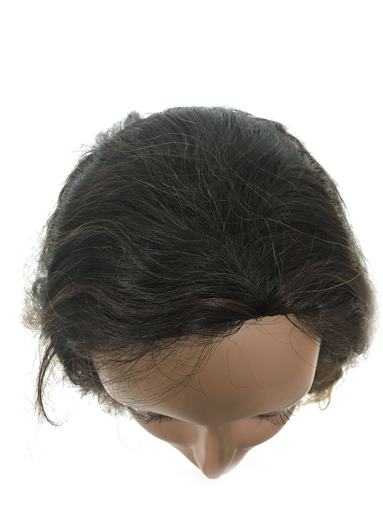 Half Wig 100% Human Hair in French Wave 14" - Hairesthetic