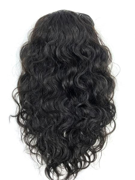 Half Wig 100% Human Hair in Deep Bodywave 12" - Hairesthetic