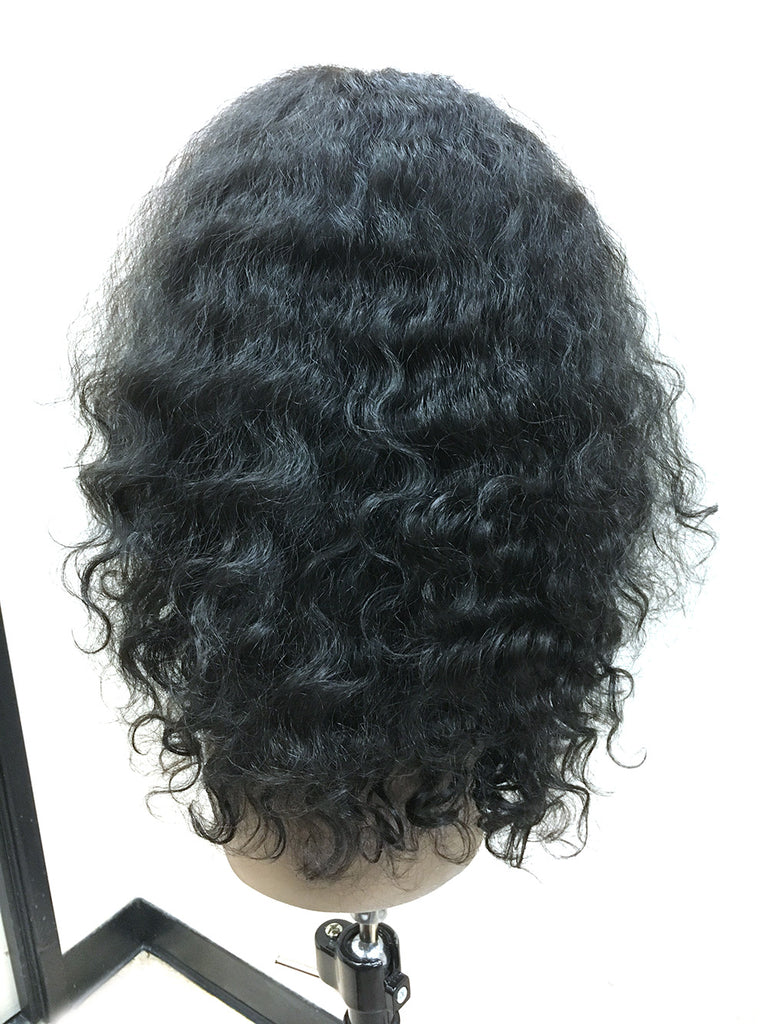 Half Wig 100% Human Hair in Kinky Wave 14" - Hairesthetic