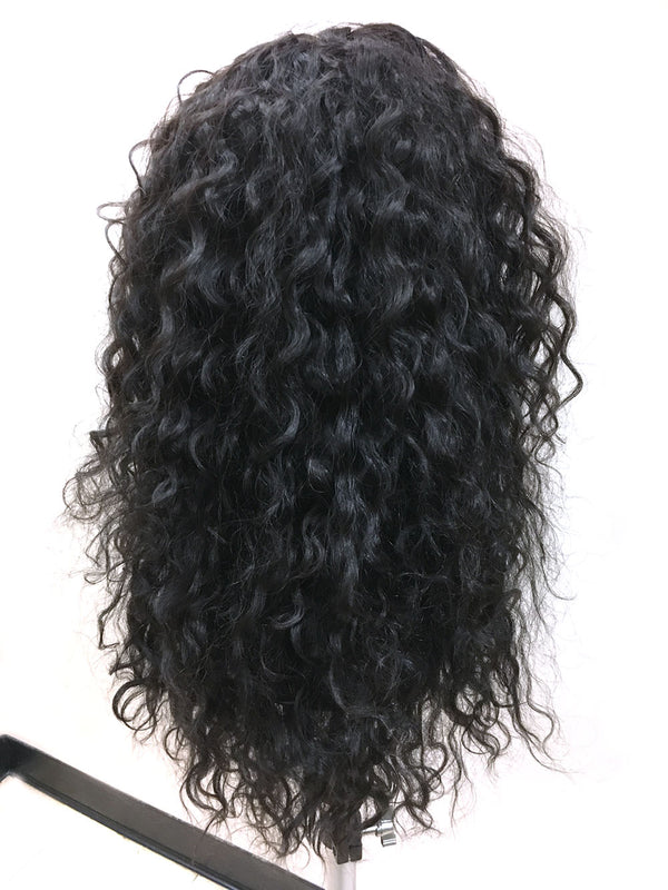 Half Wig 100 Human Hair in Kinky Wave 18