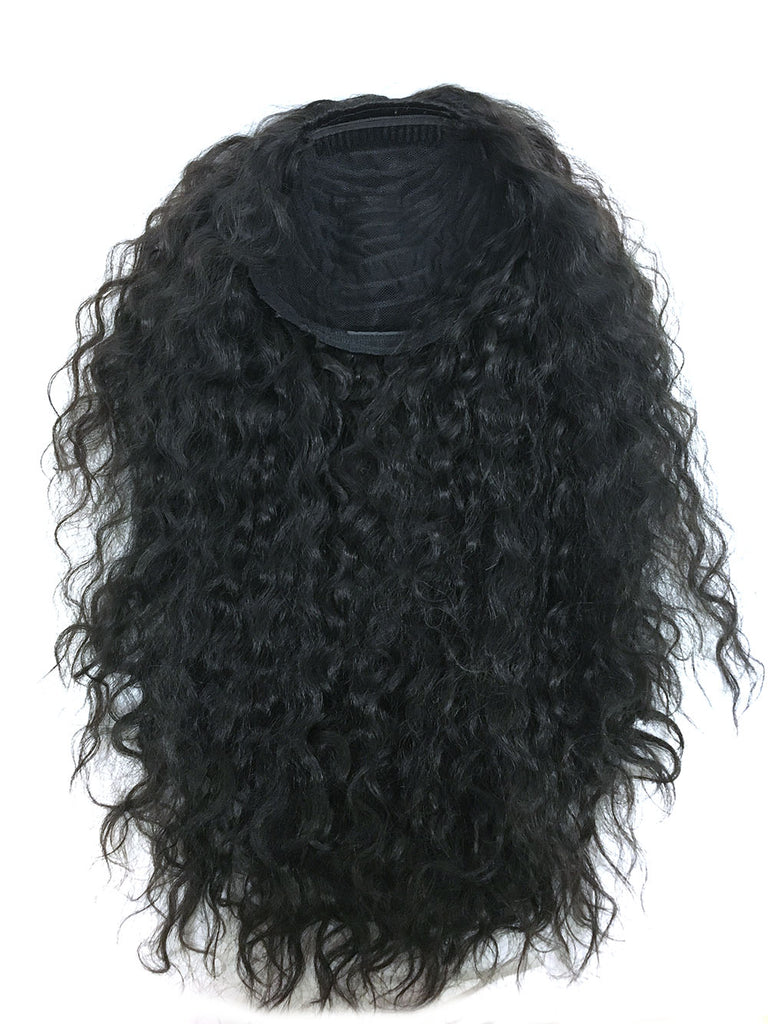 Half Wig 100% Human Hair in Kinky Wave 18" - Hairesthetic