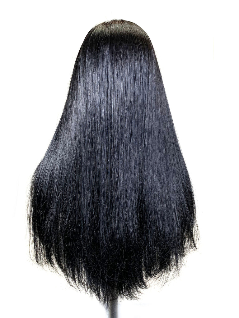 Half Wig 100% Human Hair in Silky Straight 18"